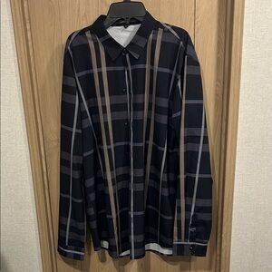 Stylish Plaid Button-Up Shirt